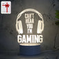 3D Acrylic LED Night Lamps – (1 Pc / Mix Design)