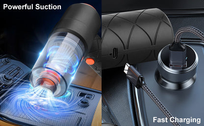 3 in 1 Portable Car Vacuum Cleaner