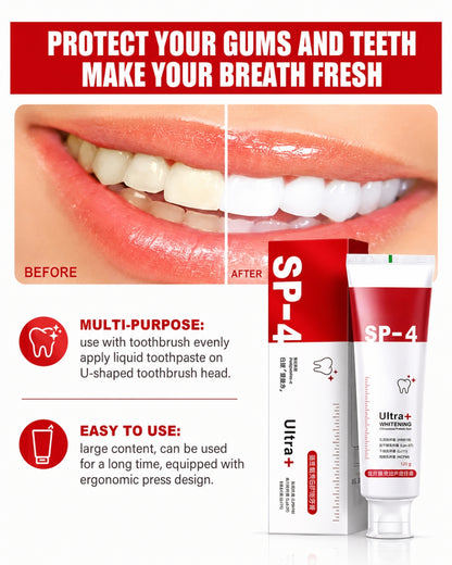 Sp-4 probiotic whitening toothpaste, Teeth Whitener Toothpaste, Natural Tooth Whitener