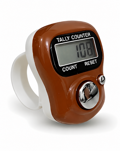 Digital Finger Tally Counter for Mantra Jap, Meditation, Prayer, Cricket Umpire & Sports | LCD Clicker Counter | Multicolour