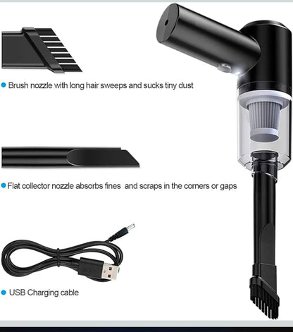 3 in 1 Portable Car Vacuum Cleaner